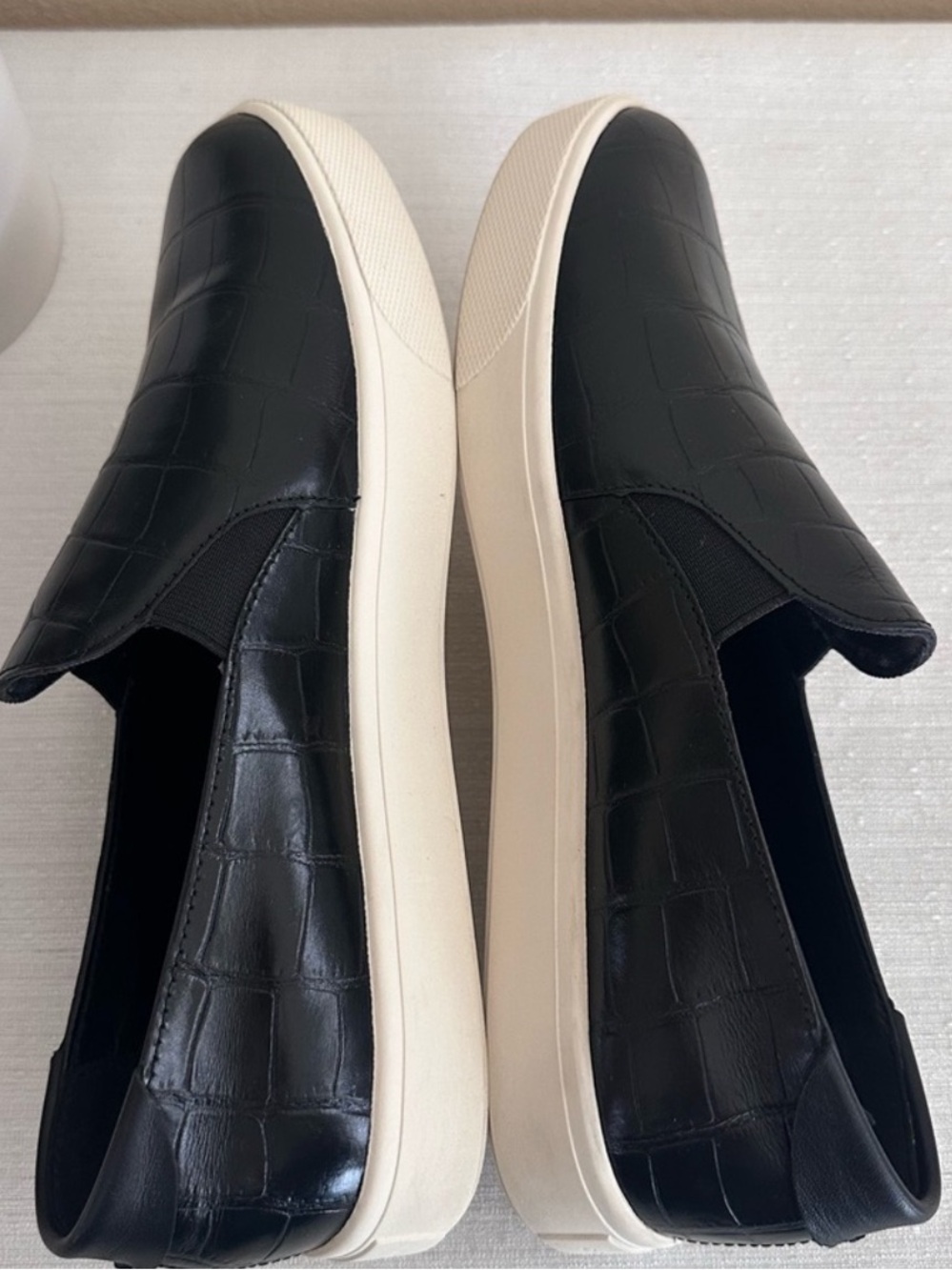 Cole Haan Grandseries croc embossed leather slip ons size 6.5 - Picture 7 of 10